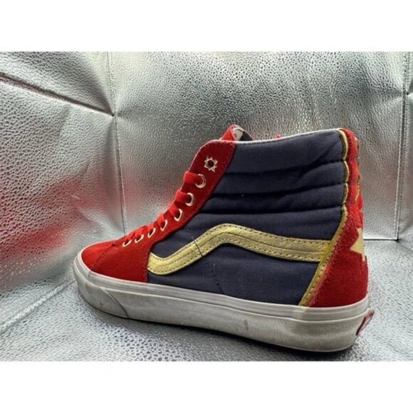 Vans x Marvel Captain Marvel SK8-Hi Sneakers Unisex Size 7 Multicolor - Picture 5 of 11